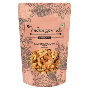 Radha Govind Organic Walnut Broken | Akhrot Giri | Without Shell (400 Gram)