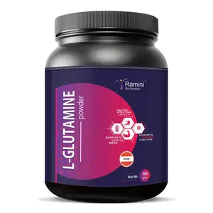 L-GLUTAMINE - 500 gms (STRAWBERRY)