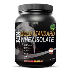 RBN GOLD STANDARD 100% WHEY ISOLATE - 500 gms (Strawberry)