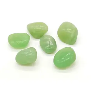 Sahib Healing Crystals Green Aventurine 100 Grams Tumble Stone for Reiki Vastu Correction and Wisdom