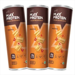 RiteBite Max Protein Chips - Peri Peri 450g (Pack of 3)