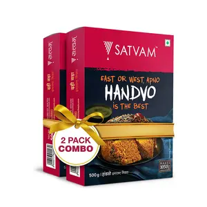 Satvam Handvo Instant Mix (Pack of 2)|(2*500g)