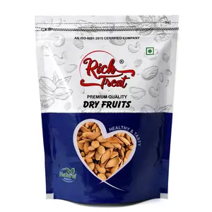 Rich Treat Dry Fruits and Nuts Mamra Almonds - Badam (250-Gram)