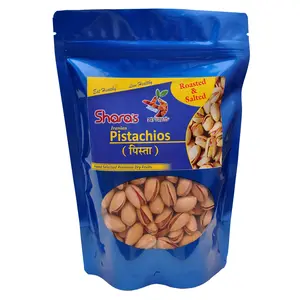 Shara's Dry Fruits Salted & Roasted Pistachios (Pista) 500 Gm