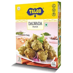 Talod InstantDalwada Mix Flour - Ready to Cook Dalwada - Gujarati Snack Food (200gm)Pack of 2