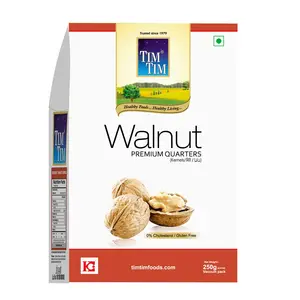 Tim Tim Premium Quarters Walnuts kernels (Vacuum Packed) 250g