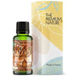 The Premium Nature Star Anise Essential Oil for Relieving Stress and Sleep - Diffuse to Ease Breathing - Topical for Stomach Discomfort - Pure Therapeutic Grade Star Anise Oil for Aromatherapy (30ml)