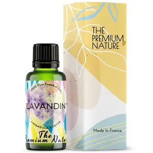 The Premium Nature Lavandin Essential Oil - Mind Relaxer for Serene Sleep & Stress Free Days -100% Pure Natural Therapeutic Grade Lavandin Essential Oil for Aromatherapy Diffuser & Topical Use (30 ml)