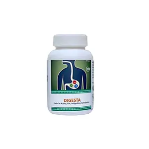 VHCA Ayurvedic Liver Capsules | Immunity Booster | Improve Digestion | for Digestion Detoxification Acidity Constipation Gas - Digesta Capsules 60 Capsules
