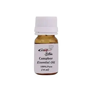 Crazy Sutra 100% Pure Camphor Essential Oil 3 Bottle (10 ml Each) (EssOil3-Camphor3Bottle)
