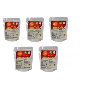 Desi Mealz Ready to Eat Food Mixes Tasty & Delicious Instant Food BisibeleBath Traveller Ready to Eat 100% Veg (70 gm Each) (Pack of 5)