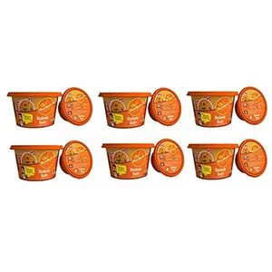 Desi Mealz Ready to Eat Food Mixes Tasty & Delicious Instant Breakfast Cup Bisibele Bath Traveller Breakfast Food 100% Veg Pack of 6 (70gm Each)