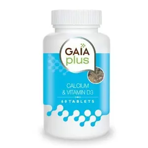 GAIA Plus Calcium and Vitamin D3 for Bones and Healthy Teeth