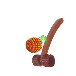 FA INDUSTRIES Wooden Set Of 2 Nack massager (5 x 2.5 Inch) and Ball massager (2 x 2 Inch) Pain relief Body massager (Only Massager Manufacturering)