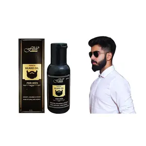 Fllik Premium Beard Oil for Men for Growing Beard Faster - Nourish and Repair - Pure Herbal and Natural 50 ml (1 Beard Oil)