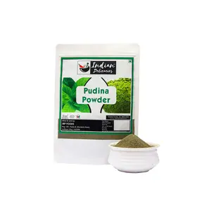 Indian Delicacies Mint (Pudina) Powder I Fresh & 100% Natural I (400gm)