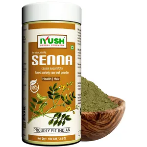 IYUSH Herbal Ayurveda Organic Senna Leaves Powder - 100gm