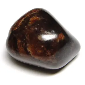 Nature's Crest Hessonite Garnet (Gomed) Tumbled Pebble Stones Tumble Natural Gemstones Crystal for Healing Reiki Aquarium Fillers Garden Decoration (1 Pc Pack)