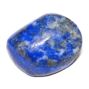 Nature's Crest Lapis Lazuli Tumbled Pebble Stones Tumble Natural Gemstones Crystal for Healing Reiki Aquarium Fillers Garden Decoration (1 Pc Pack)
