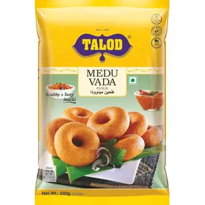 Talod Instant Medu Vada Mix Flour - Ready to Cook Medu Vada - Gujarati Snack Food (500gm - Pack of 3)