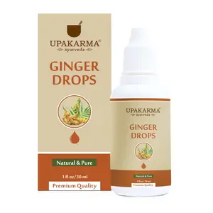 UPAKARMA Ayurveda Ginger Drops an Ayurvedic Herb Drops to Boost Immunity and Strength- 30ml - Pack of 1