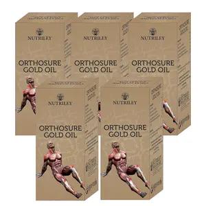 CRD Ayurveda Orthosure Gold Joint Pain Arthritis Oil - 30 ml (Pack of 5)