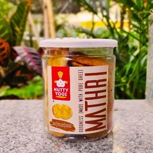 Nutty Yogi Goodness Mathiri - 200 gm (Pack of 3)