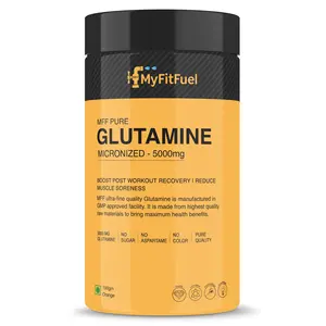 MyFitFuel Pure Glutamine (.44 lbs) 100 gm (Orange)