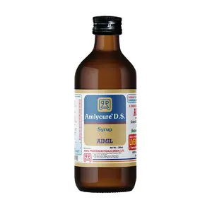 AIMIL Amlycure D.S. Syrup for Liver Health Natural Liver Herbal Tonic | Improves Cell Function and Increases Immunity| 200 ml