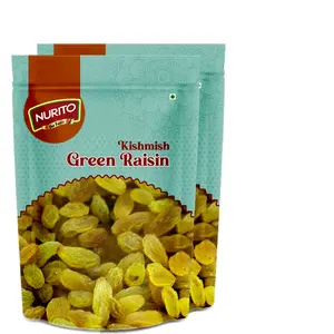 Nurito Premium Dry Fruits (Green Raisins/ Kishmish 500g)