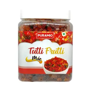 Puramio Tutti Frutti - Mix (Fresh Chery Candies for Cakes Cookies Icecream Decoration) 800g
