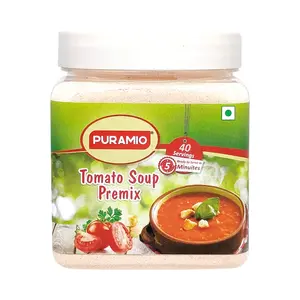 Puramio Instant Tomato Soup Premix [Natural Ingredients and No Artificial Color Added] 400g