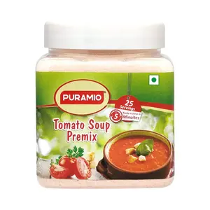 Puramio Instant Tomato Soup Premix [Natural Ingredients and No Artificial Colors Added] 250g