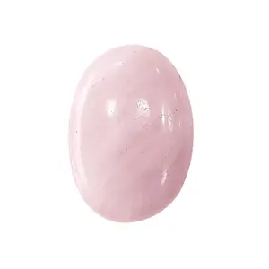Shubhanjali Rose quartz Palm Stones for Anxiety Rose quartz Soap for Meditation Natural Crystal Rose quartz Oval Shape Palmstone for Reiki Crystal Healing (Pink)