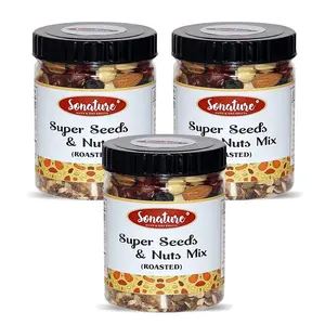 Sonature Assorted Mixed Nuts Seeds And Berries Assorted Dry Fruit Nut Mix with Seeds Berries for Eating | 20+ Varieties like Almonds Cashews Cranberries Pumpkin Seeds 750 Gm (In Box)