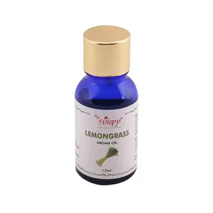 Vispy The Scent of Peace Lemmongrass Scented Aroma Oil - 15 ml Clear