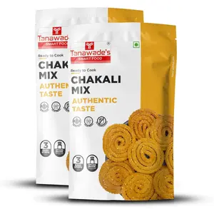 Tanawade's Smart Food Chakali Bhajani Mix Ready to Cook Home Food with Hand Picked Flavours Pack of 2