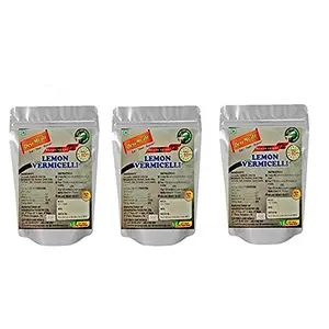 Desi Mealz Ready to Eat Food Products Instant Healthy Breakfast - IndianTasty and Healthy Ready to Eat Food Packed Food Best Travel Food Each 80 gm (Lemon Vermicelli Pack of 3)