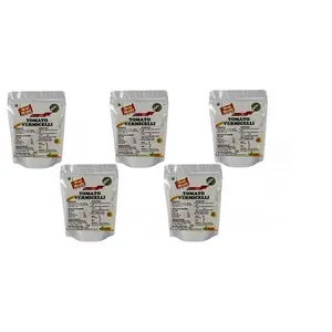 Desi Mealz Ready to Eat Food Products Instant Healthy Breakfast - IndianTasty and Healthy Ready to Eat Food Packed Food Best Travel Food Each 80 gm (Tomato Vermicelli Pack of 5)