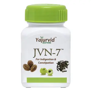 Yajurvid ayurveda Constipation Indigestion Acidity Relief Kabz Acidity Gastric Issues Tablets JVN-7 (60 Tablets)