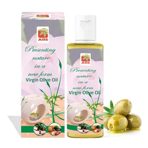 AOS Products 100% Pure Virgin Olive Oil for Skin Face Hair - 1000 ml