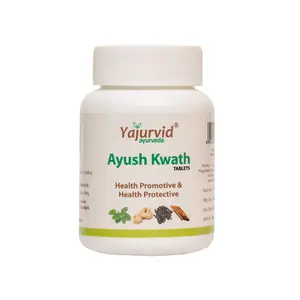 Yajurvid ayurveda Ayush Kwath Tablets for Immunity Booster - For Adults Kids Men Women |Pure Herb Health Supplement (60 Tablets)