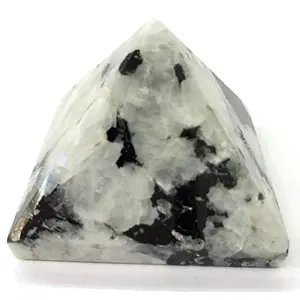 Sahib Healing Crystals Rainbow Moonstone Pyramid 35-40 mm for Healing Meditation and Protection