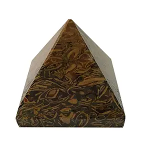 Sahib Healing Crystals Mariam Jasper Pyramid 45-50 mm for Healing Meditation and Protection