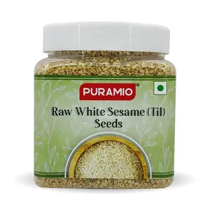 Puramio Raw White Sesame (Til) Seeds 400g