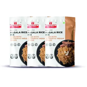 Tanawade's Smart Food Instant Masala Rice Mix Ready to Cook Home Food with Hand Picked Flavours Pack of 3