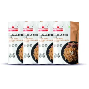 Tanawade's Smart Food Instant Masala Rice Mix(Buy 3 Get 1 Free) Ready to Cook Home Food with Hand Picked Flavours Pack of 4