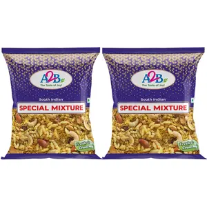 Adyar Anand Bhavan Sweets and Snacks A2B Special Mixture (Pack of 2 x 200 g)