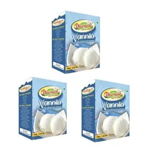 Dharmasut Vanilla Ice Cream Powder 100g ( Pack of 3 )