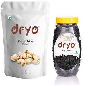 Dryo Combo Pistachio 500g & Black Raisin 250g